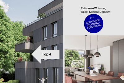 Westseitige und sehr ruhige 2-Zimmer-Wohnung mit sonniger Terrasse!