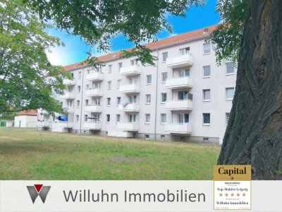 Vier-Raum-Wohnung mit Balkon - ideal für die junge Familie