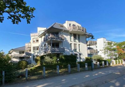 Osteeblick - Sonnige, großzügige 2-Zimmer-Wohnung mit Balkon  fast am Strand von Heringsdorf