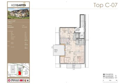 3-Zimmer-Dachgeschosswohnung / Top C7