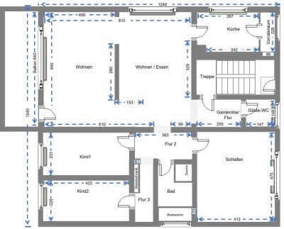 Stilvolle 4,5-Raum-Wohnung mit Balkon im Schwetzinger Zentrum (WG-geeignet, gut für FH, HD, MA, etc)