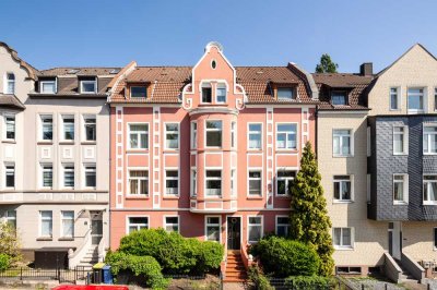 Nähe Schloss Borbeck - 1. OG, Moderne 2-Zimmer-Wohnung in wunderschöner Villa mit herrlichem Garten