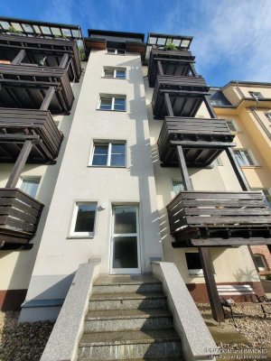 vermietete 2-Raum-Wohnung  mit Balkon in Aue zu verkaufen - Kapitalanlage