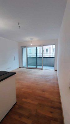 Erstbezug mit Balkon und EBK: Exklusive 1-Zimmer-Wohnung mit gehobener Innenausstattung in Augsburg