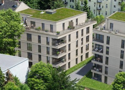 Herz-Jesu Viertel: 2-Zimmer Neubauwohnung mit Balkon