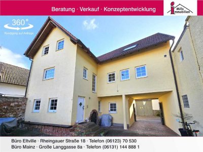 Großes, top-gepflegtes Einfamilienhaus mit Einliegerwohnung und kaum einsehbarem Garten