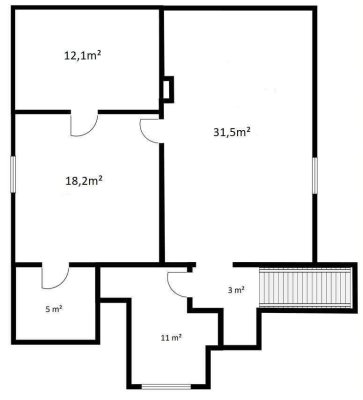 3 Zimmer Wohnung, Erstbezug nach Renovierung, Gemeinschatfsterasse -Haustierhaltung erlaubt