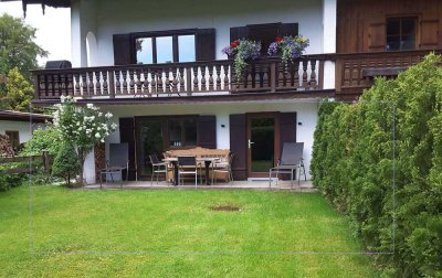 Gartenwohnung mit herrlichem Wallbergblick in ruhiger Lage von Rottach-Egern