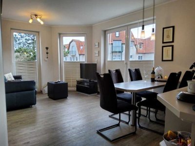 Stilvolle, neuwertige 3-Raum-Wohnung mit gehobener Innenausstattung mit Balkon und EBK in Norderney