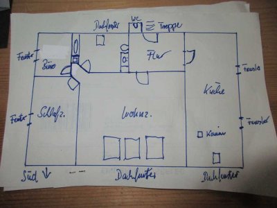 Freundliche 3-Zimmer-Dachgeschosswohnung zur Miete in WemdingWemding