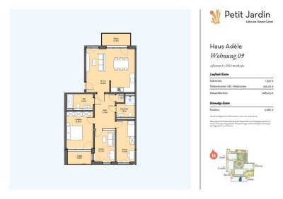 Eicken: 4-Zimmerneubauwohnung mit 2 Bädern, gehobene Ausstattung! Top-Lage!