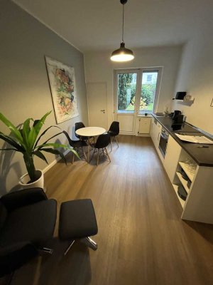 modernes 1-Zimmer Appartement m. großer Wohnküche,  48 m² mit Einbauküche und Balkon