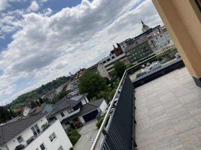 Penthouse Wohnung in exklusiver Stadtlage in Deggendorf mit tollem Blick