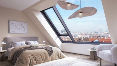 Exklusiver Dachgeschossgtraum | 2-Zimmer mit Balkon | ESSENZ NO. 1 - Die neue Avantgarde des Wohnens