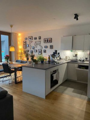 Stilvolle, neuwertige 3-Zimmer-Wohnung mit Balkon und EBK in Mannheim