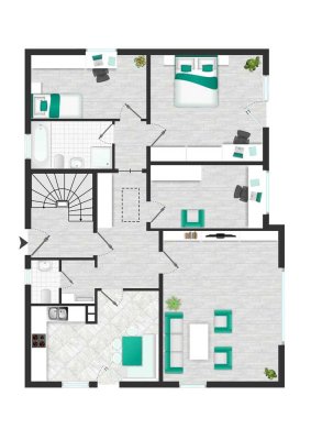 WOHNEN AUF EINER EBENE: ruhiges EFH mit großem Garten und Garage