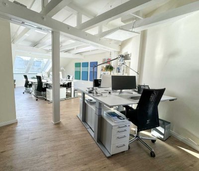 Exklusive Wohnung oder Bürofläche in den Colonnaden, Dachgeschoss - Ausbau(Neubau) 119,3m²