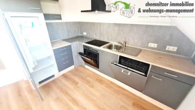 Frisch renovierte 4-Raum-Maisonettewohnung mit neuer Einbauküche, Waschmaschine & sonniger Galerie