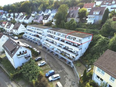 Schöne Penthouse-Wohnung mit
herrlichem Blick