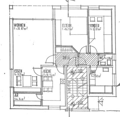 630 € - 91 m² 
Helle 3-Zimmerwohnung in Kastellaun