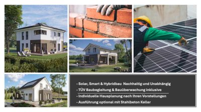 Maßgeschneiderte Architektur. Individuell geplant in massiver Hybrid Bauweise.