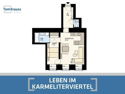 WILLKOMMEN IM KARMELITERVIERTEL - URBANES LEBEN IM HERZEN DER STADT