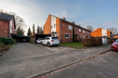 Norderstedt - Garstedt/Harksheide | Attraktives Reihenendhaus mit EBK, Keller, Carport & Garten