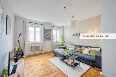 IMMOBERLIN.DE - Liebenswürdige Altbauwohnung mit Loggia in attraktiver Lage