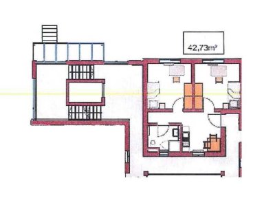 Möblierte, modernisierte 2-Zimmer-Wohnung in Neu-Ulm