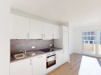 Ideal für Singels oder Paare: 2-Zimmer-Neubauwohnung mit EBK und Südbalkon/Südterrasse