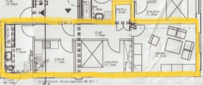 2-Zi.-EG-Whg. - frisch renoviert, Ortszentrum - 17 Fahrradmin. zum Bf. Wedel