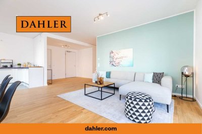 Moderne Zwei-Zimmer-Wohnung mit großem Balkon