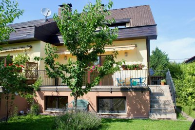 Exklusives Einfamilienhaus in grüner Ruhelage am Stadtrand von Wien – 210 m² Wohnfläche, Terrasse, Loggia &amp; Garten