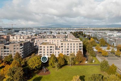 Moderne 3-Zimmer-Erdgeschosswohnung mit Loggia und Einbauküche – am Bonifatiuspark