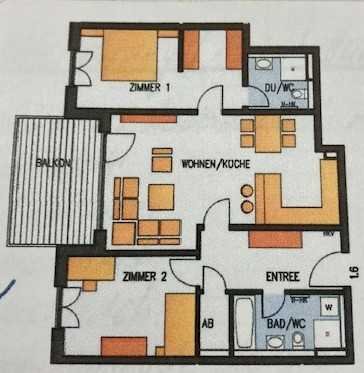 Exklusive 3-Raum-Wohnung mit luxuriöser Innenausstattung (ohne Käuferprovision)