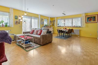 4-Zimmer-Wohnung im Erdgeschoss mit Terrasse und Tiefgaragenstellplatz