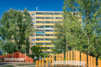 Familienfreundliche 3-Raum-Wohnung mit Balkon