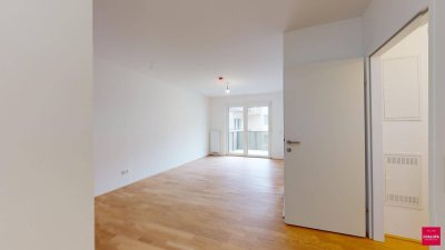 Wohnen mit Freiraum: Moderne 2-Zimmer-Wohnung mit Balkon und Loggia