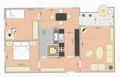 Erstbezug nach Komplettsanierung, sonnige 3-Zimmer-Wohnung direkt am Stadtwald