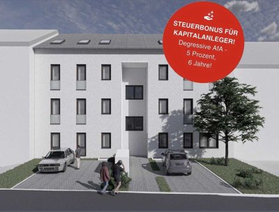 Moderne 3-Zimmer Wohnung mit Balkon, provisionsfrei! Direkt vom Bauträger.