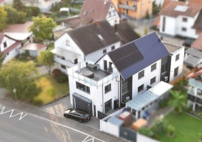 Modernes Wohnen: Doppelhaushälfte mit Sonniger Dachterrasse und nachhaltiger Energieversorgung