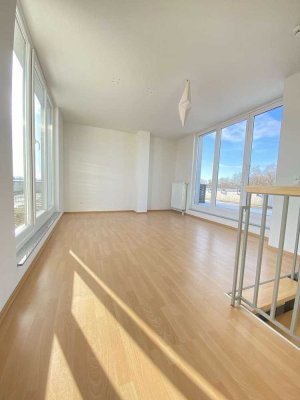 Maisonette-Wohnung mit beeindruckender Aussicht im grünen Langenhorn mit grosser Sonnenterrasse