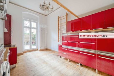 IMMOBERLIN.DE - Toplage & Altbau! Sehr attraktive Wohnung mit ruhiger Südwestterrasse in Trendlage