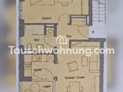 Tauschwohnung: Suche 2,5-3 Zi. ab ca. 65m², biete 2 Zi. 47m² Nähe Bugapark