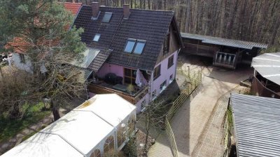 Reitanlage mit Stall und schönen Landhaus in St. Ingbert-Hassel zu verkaufen.