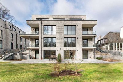 Hochwertige Neubauwohnung mit Garten direkt am Alsterlauf!