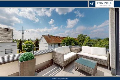 Moderne Penthouse-Wohnung mit traumhaftem Blick auf den Taunus