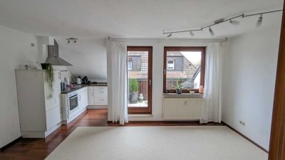 Helle, gemütliche Maisonettewohnung mit Dachterrasse