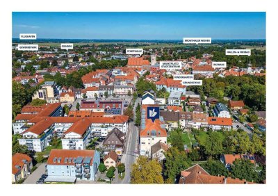 HERZOG LUDWIG: Absolute Rarität im Zentrum: Einmaliges Stadthaus mit Blick auf die Sempt