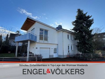 Stilvolles Einfamilienhaus in Top-Lage des Wormser Westends